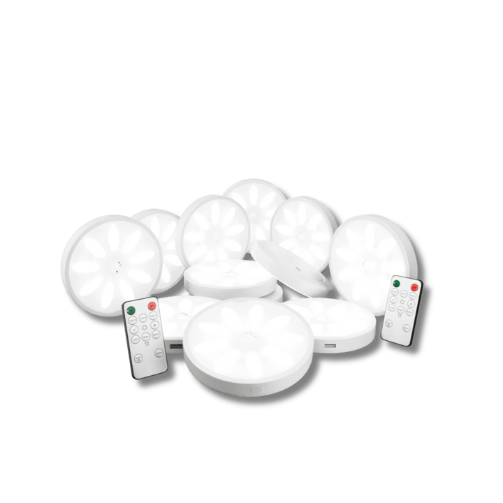 Veelzijdige draadloze LED spotlamp voor sfeerlicht, kast-, keuken- of gangverlichting.