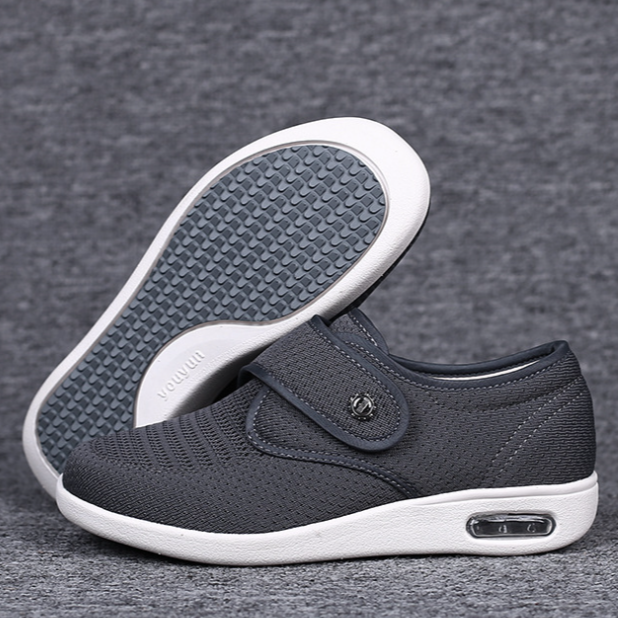Brede ComfortPlus dames schoenen voor diabetici. Orthopedisch, ademend en ondersteunend voor voetgezondheid.