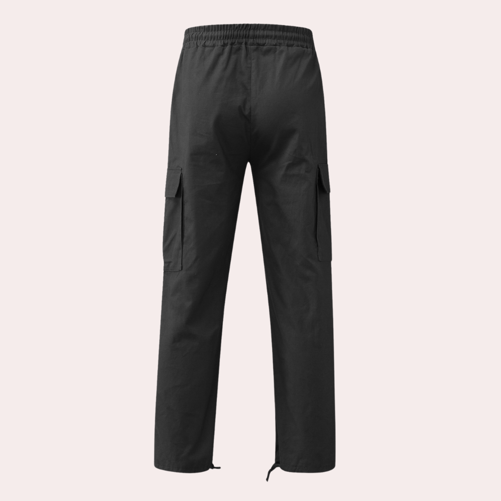 Praktische heren cargo broek met ruime zakken, geschikt voor outdoor avonturen.