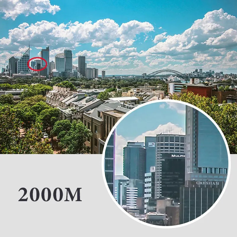 Scherpe 40x22 HD verrekijker voor jacht en outdoor, met helder beeld en compact design.