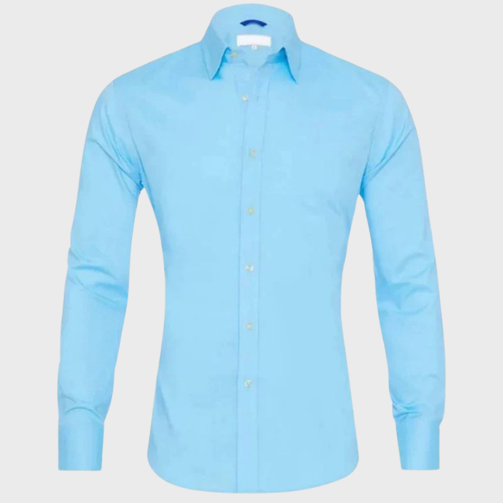 Comfortabel kreukvrij heren overhemd Milan, perfect voor lange werkdagen.