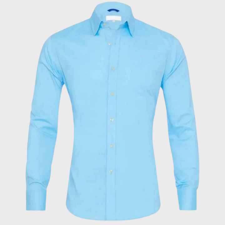Comfortabel kreukvrij heren overhemd Milan, perfect voor lange werkdagen.