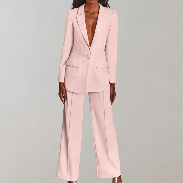 Veelzijdige dameskleding: elegante blazer en broek set. Zakelijk, casual en altijd in stijl.