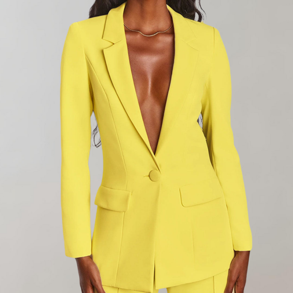 Elegante dames set Elena, blazer en broek. Een must-have voor elke garderobe.