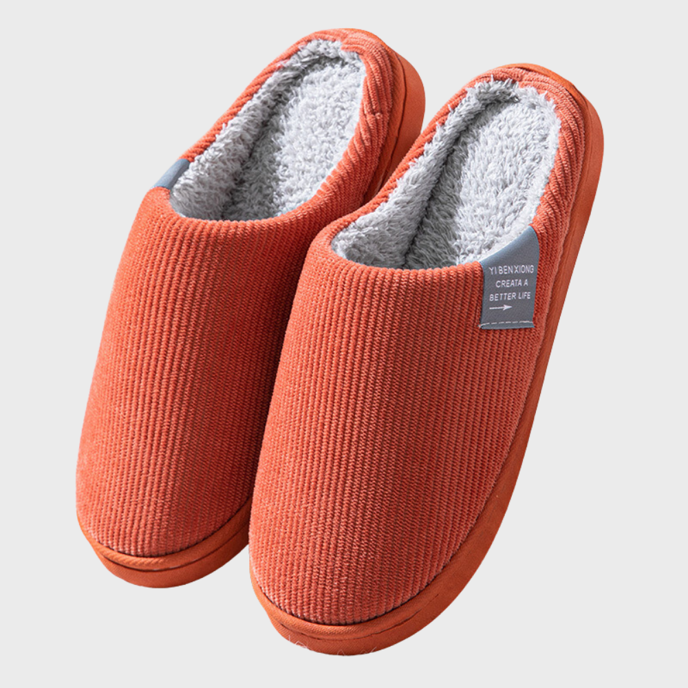 Zachte, warme unisex pantoffels als instapmodel. Comfortabele sloffen voor dames en heren, ideaal voor ontspanning thuis.
