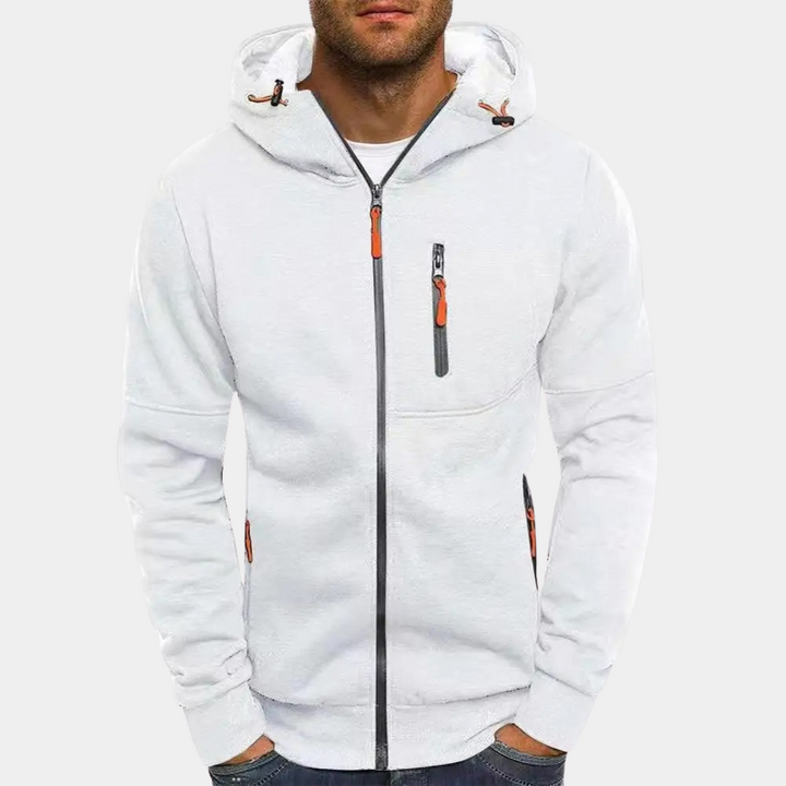 Heren fleece vest met capuchon, essentieel voor comfort en warmte tijdens al je avonturen.