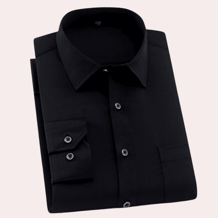 Modern herenoverhemd Vince: kreukvrij stretch stof voor ultiem comfort en een stijlvolle, slimfit uitstraling.