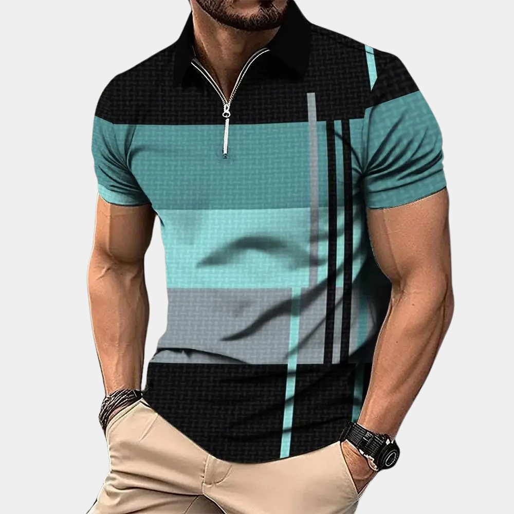 Hoymans Halvor heren poloshirt, stijlvol & comfortabel. Casual polo met klassieke polokraag, perfect voor zomerkleding.