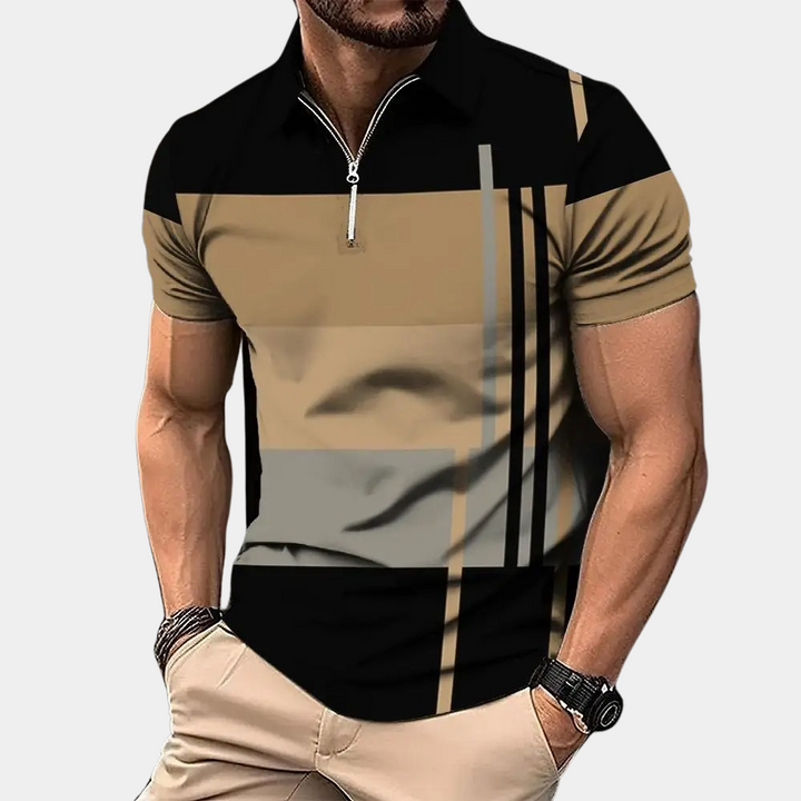Comfortabel Hoymans Halvor heren poloshirt met klassieke polokraag. Ideale bovenkleding voor een casual zomerse stijl.