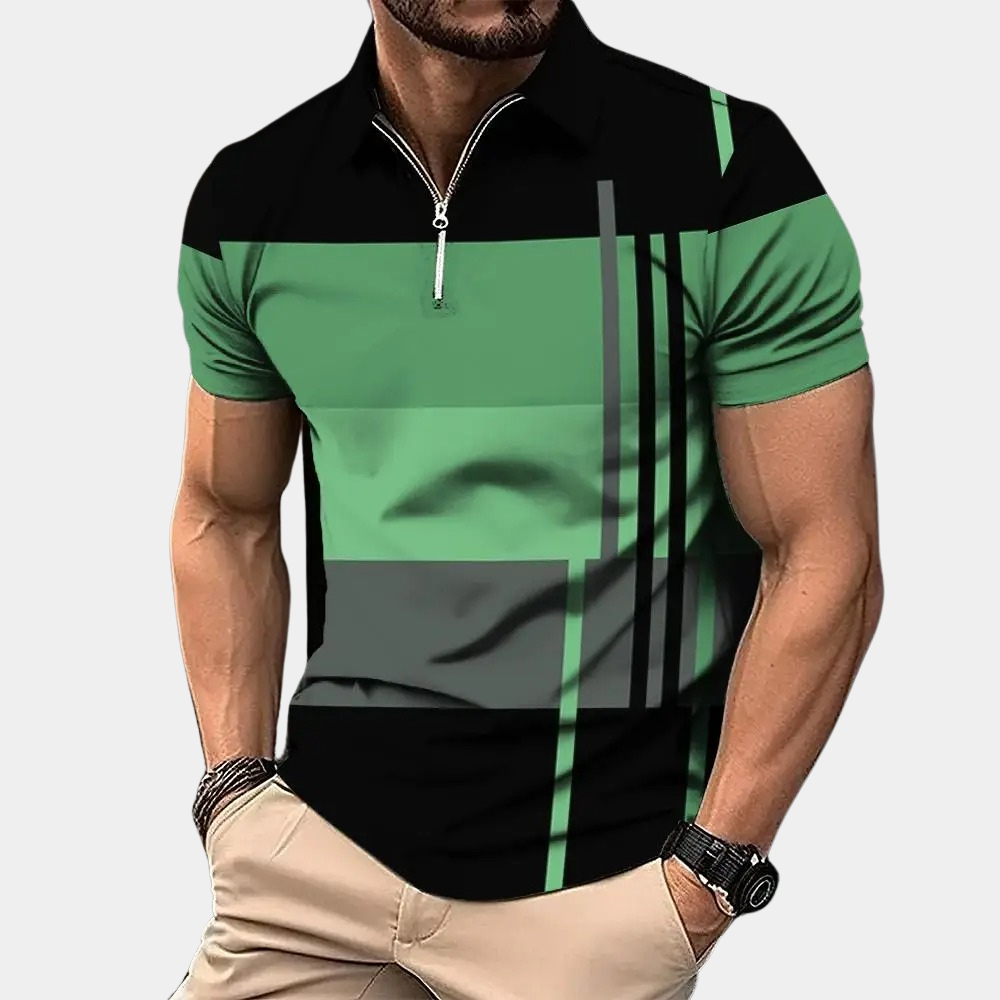 Stijlvol Hoymans Halvor heren poloshirt, perfect voor casual zomerkleding. Modieuze polo met comfortabele pasvorm.