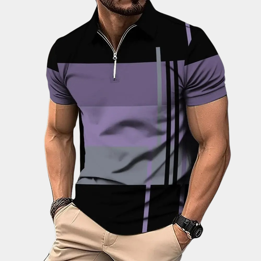 Hoymans Halvor heren poloshirt; comfortabel shirt met polokraag, ideaal voor een stijlvolle, casual herenmode look.