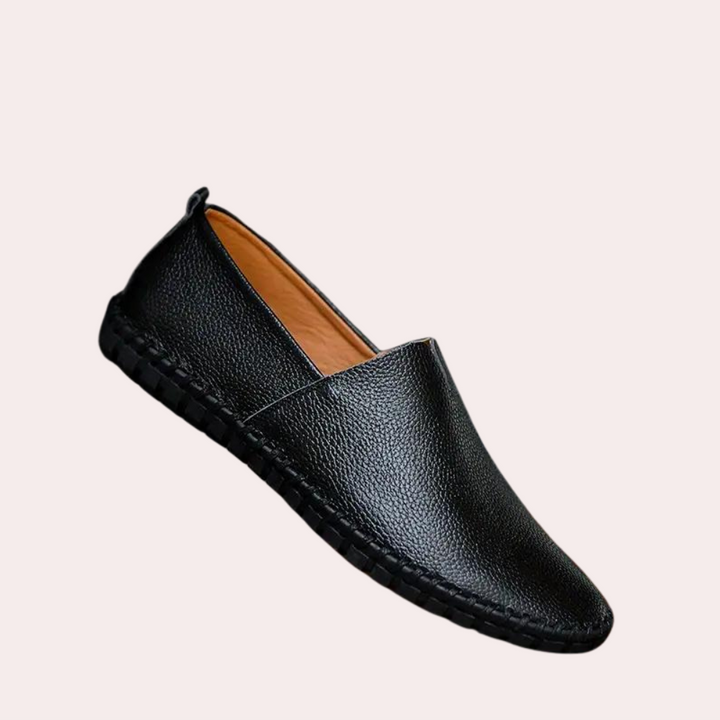 Heren Milan instappers: Comfortabele, stijlvolle PU-leren instappers voor mannen, perfect voor een casual zomerse look.