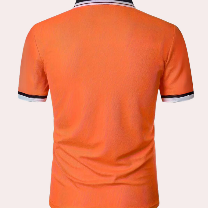 Comfortabele polo voor heren, ideale dagelijkse bovenkleding die zowel elegant als ontspannen is.