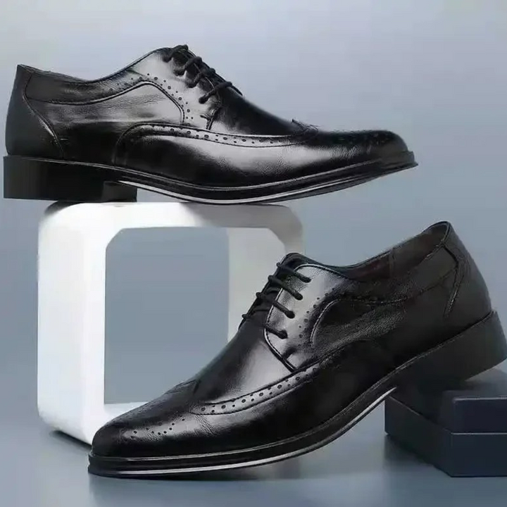 Elegante Hoymans heren Oxford-schoenen in klassieke stijl, perfect voor formele en zakelijke gelegenheden.