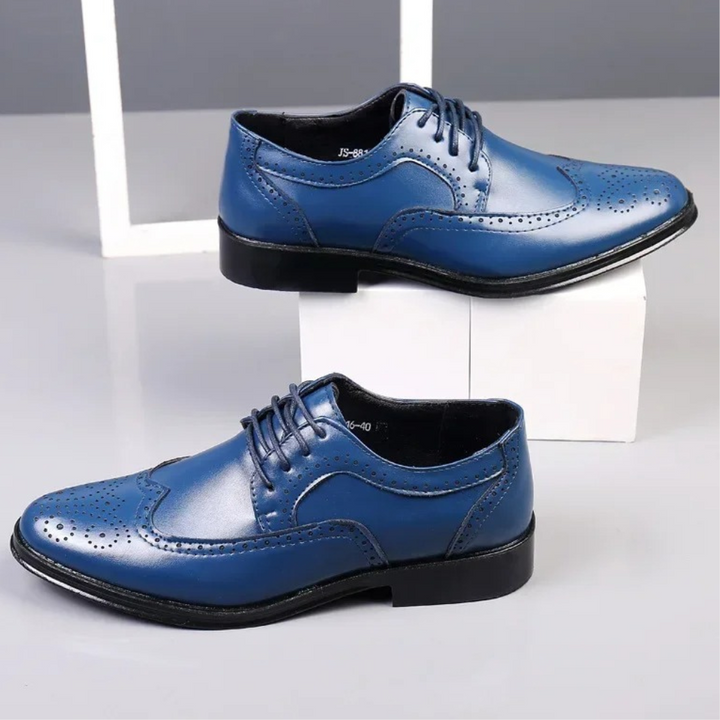 Klassieke Hoymans heren Oxford veterschoenen, de ideale formele schoenen voor zakelijke en feestelijke evenementen.