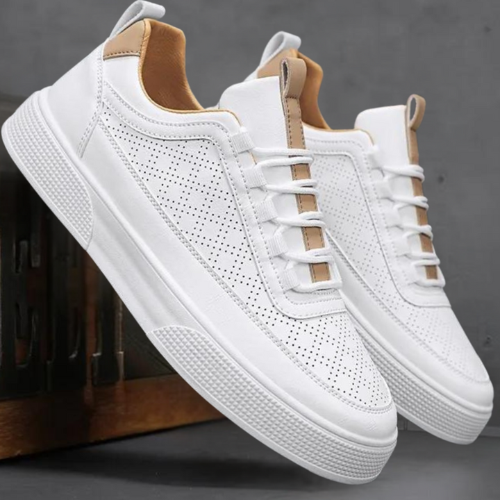 Lichtgewicht kaki heren sneakers, ideaal voor dagelijks comfort en een casual look.