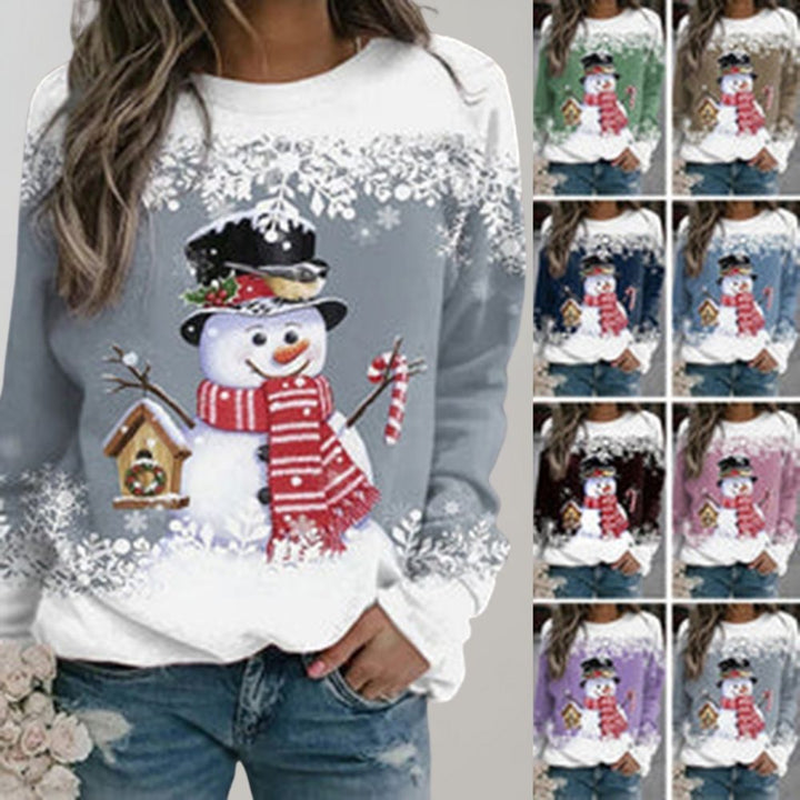 Dames kersttrui, gebreid en warm, de perfecte feestelijke kleding voor de feestdagen.