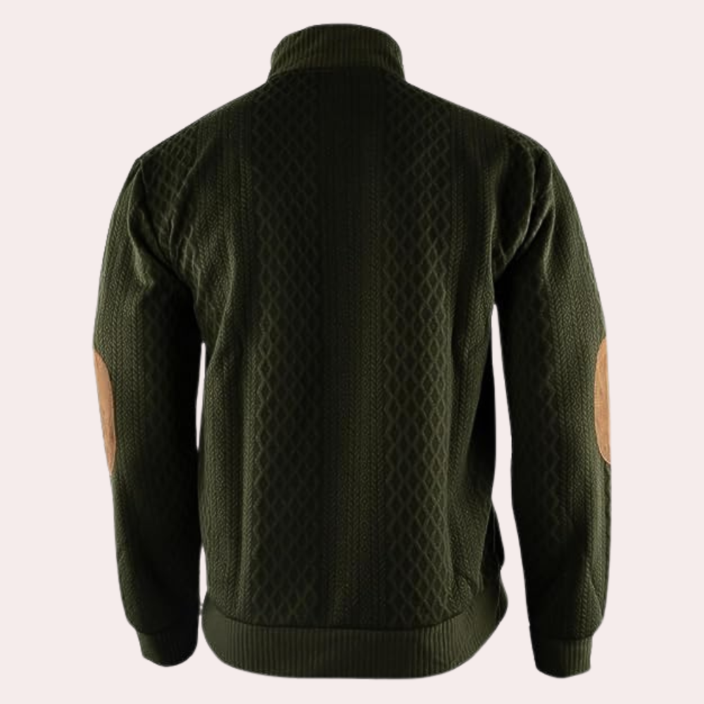 Blijf warm en stijlvol met deze casual herentrui Dany. Comfortabele wintertrui met knoopsluiting voor mannen.