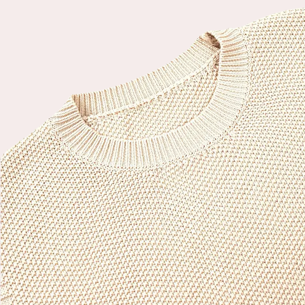 Warme dames gebreide mouwloze trui, Hoymans design, ideaal voor gelaagde looks.