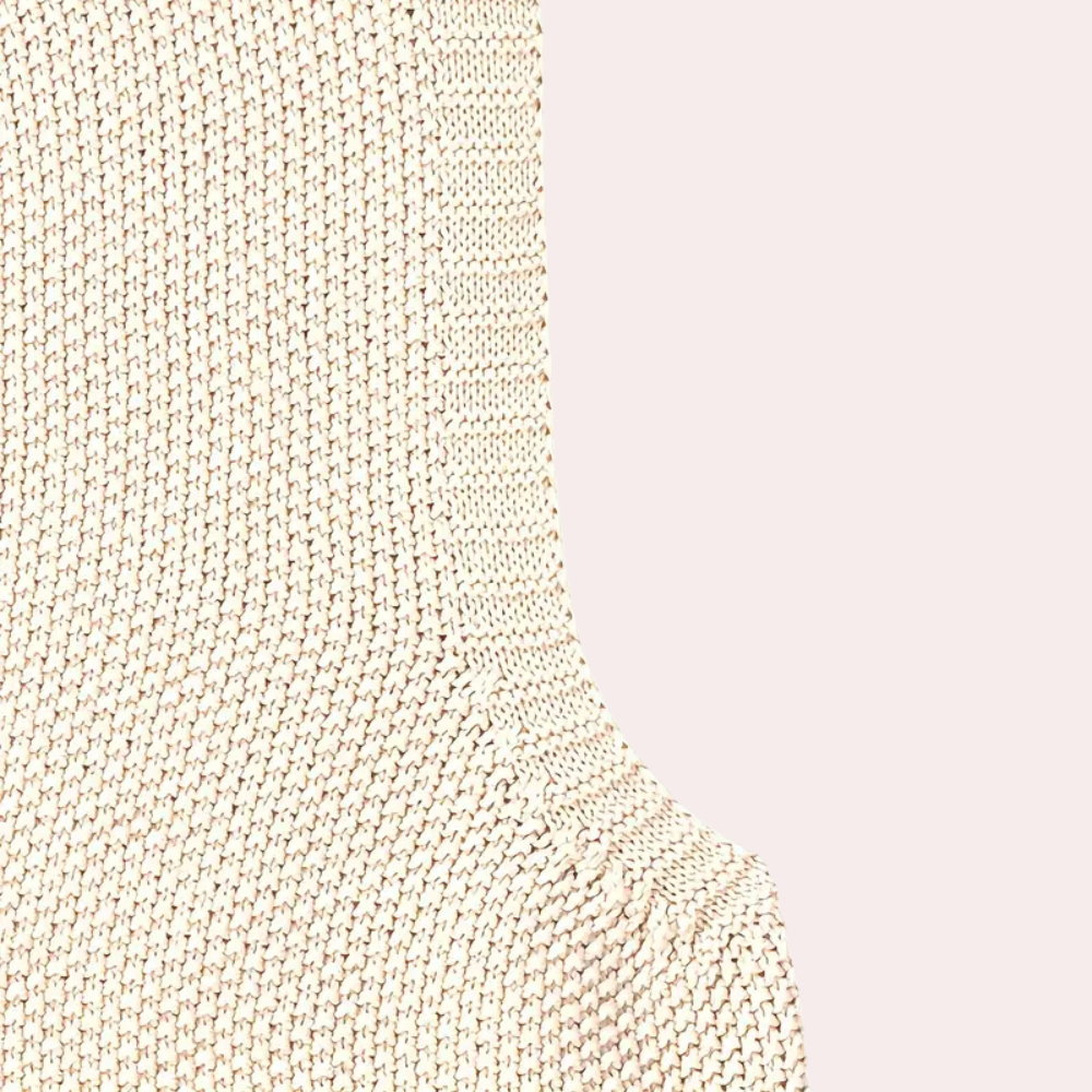 Chique dames gebreide trui, mouwloos, veelzijdig voor zowel kantoor als streetwear.