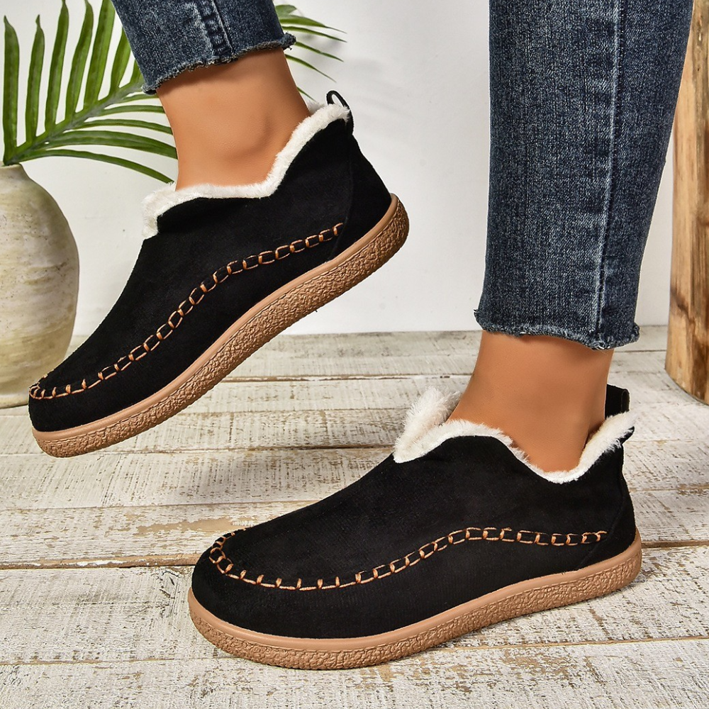 Comfortabele Selene winterpantoffels voor dames, perfect als cosy cadeau of loungewear voor thuis.