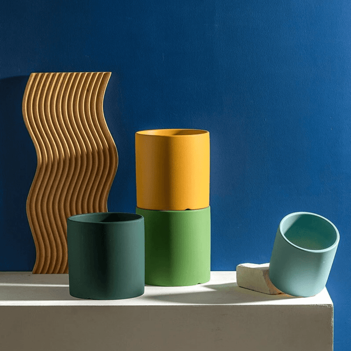 Duurzame binnenpot van keramiek, modern design. Geeft een chique touch aan je interieur.
