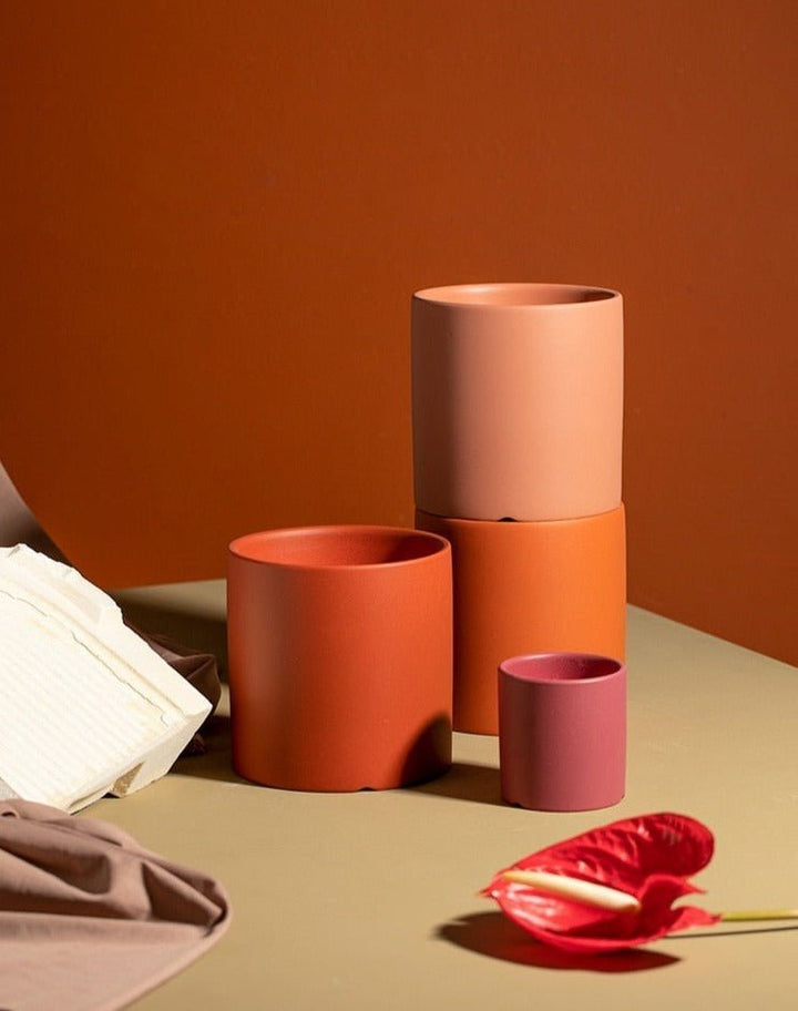 Hoogwaardige keramieken bloempot, modern design. Verfraai je woonkamer of kantoor.