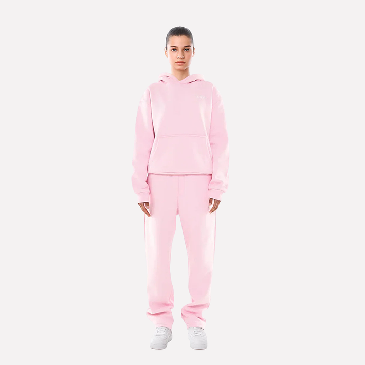 Comfortabel unisex joggingpak, perfect voor een ontspannen dag thuis of een casual uitje.