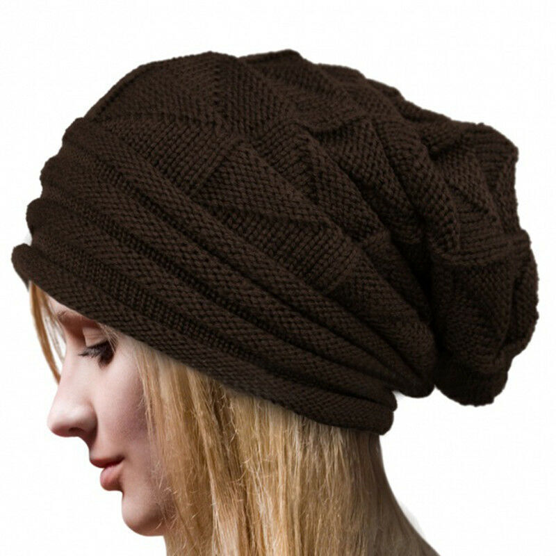 Casual slouchy beanie muts voor vrouwen, comfortabel en warm tijdens koude dagen.
