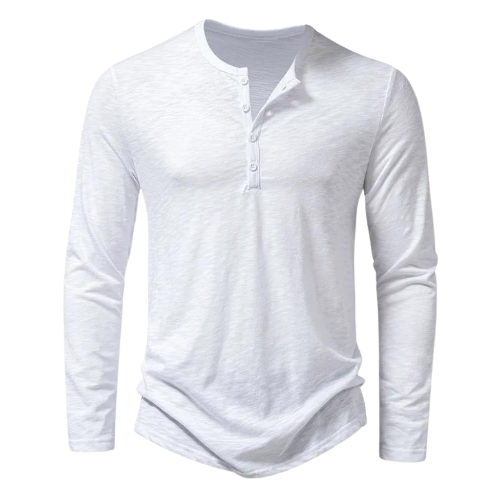 Stijlvol heren T-shirt met lange mouwen, perfect voor gelaagde outfits of als standalone casual top.