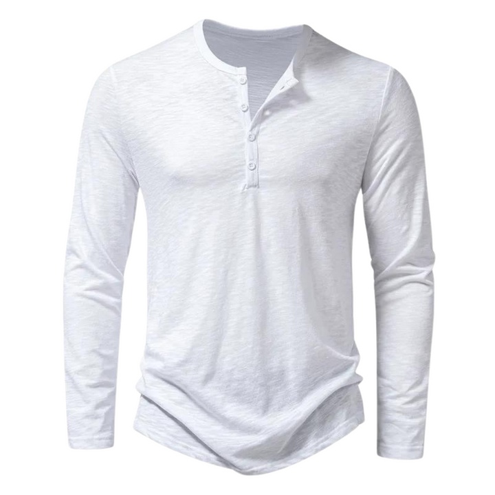 Stijlvol heren T-shirt met lange mouwen, perfect voor gelaagde outfits of als standalone casual top.