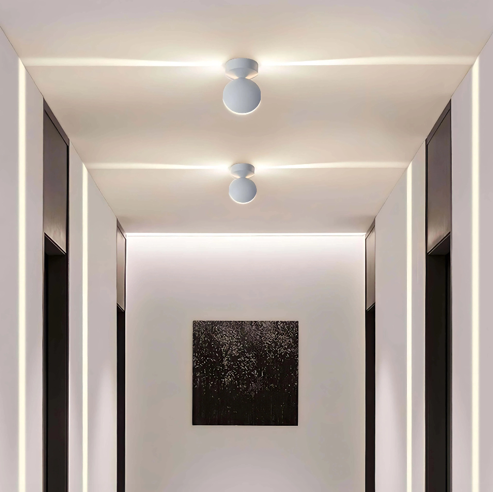 Veelzijdige Lumovibe 360° slimme LED projectielamp voor dynamische sfeerverlichting, binnen en buiten.