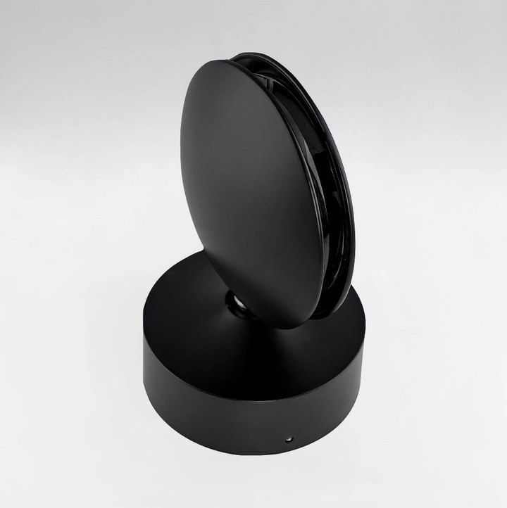Dynamische Lumovibe 360° slimme LED projectielamp, app-gestuurd voor gepersonaliseerde sfeerverlichting.