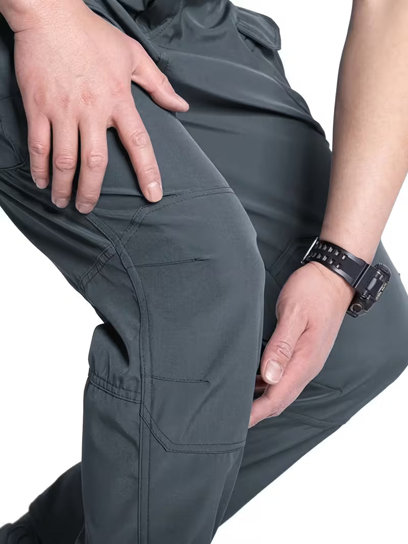 Heren casual broek, functioneel cargo design, met praktische steekzakken, voor dagelijks gebruik.