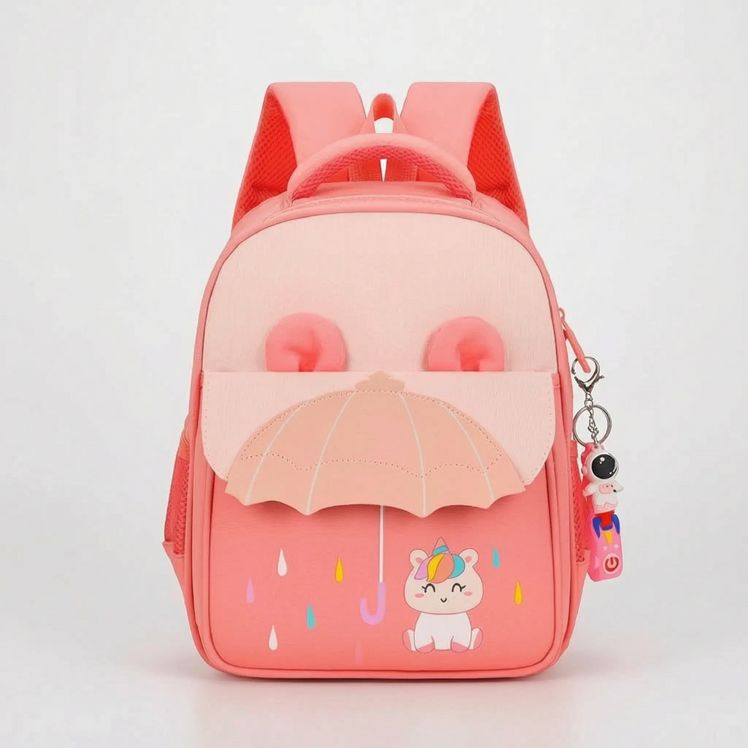Trendy schoolrugzak voor kinderen met unieke cartoonprint, biedt comfort en veel opbergruimte.