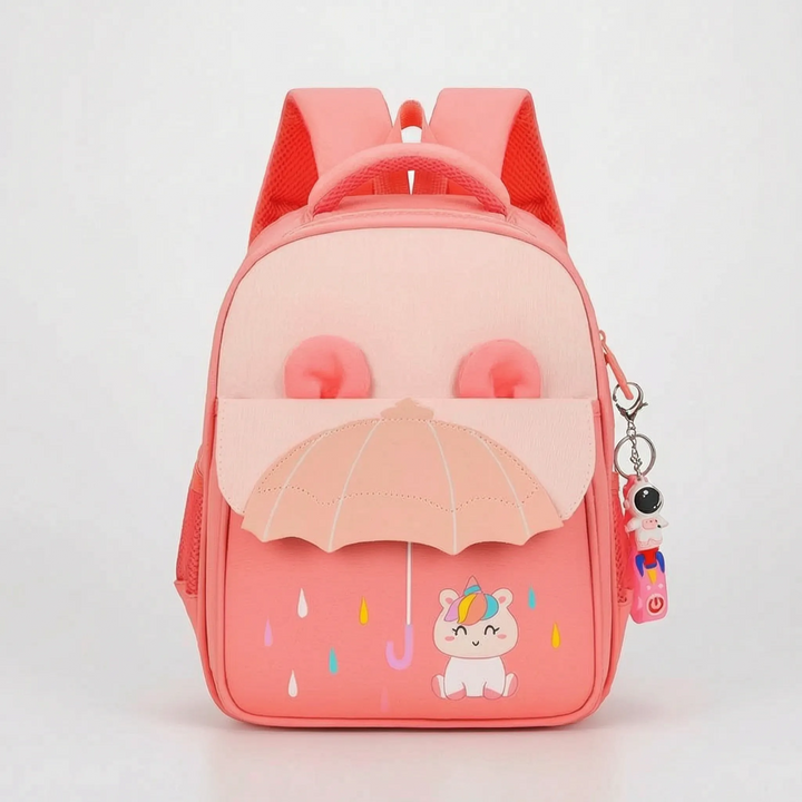Trendy schoolrugzak voor kinderen met unieke cartoonprint, biedt comfort en veel opbergruimte.