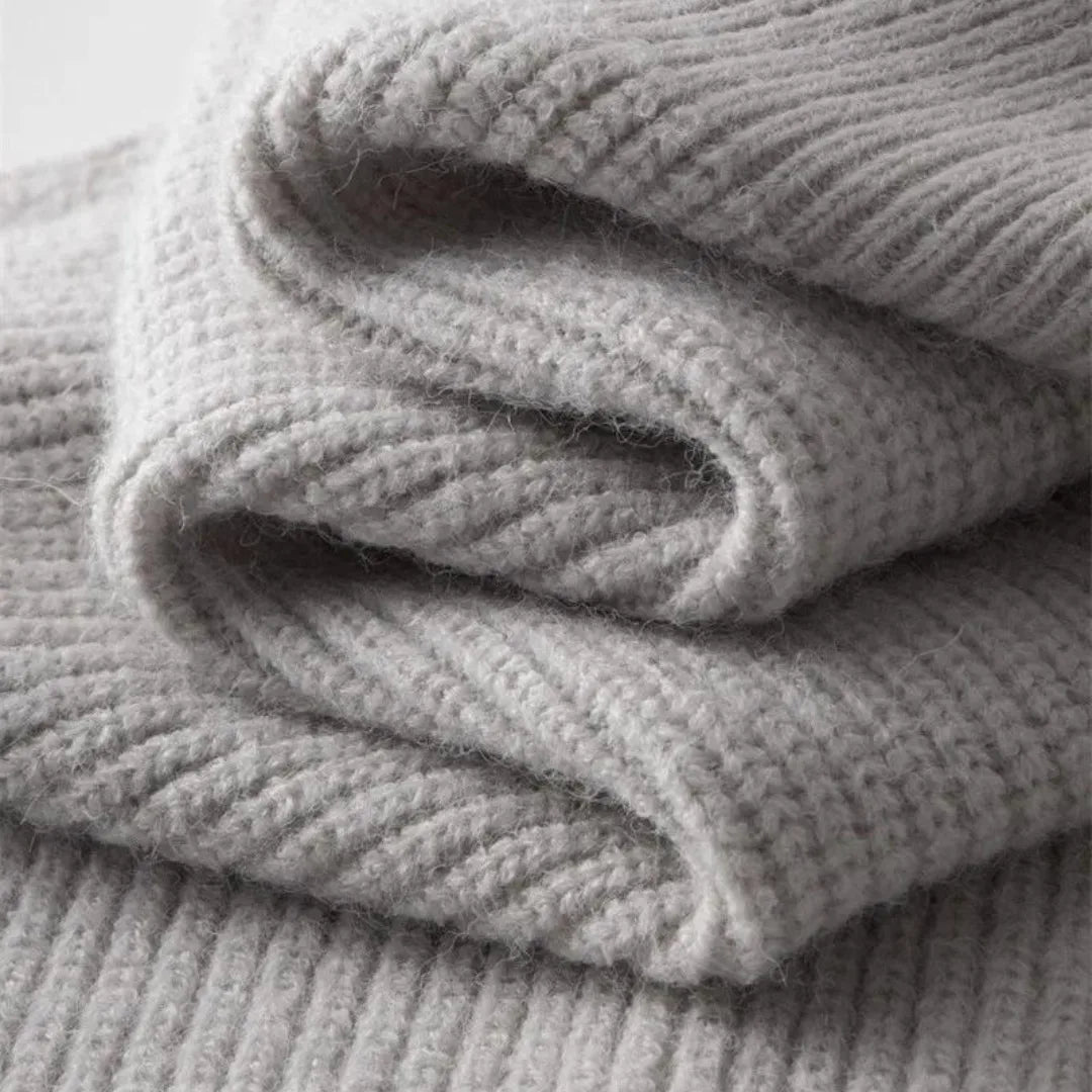 Sportief heren ritsvest van cashmere met kraag, ideaal voor casual winterdagen.