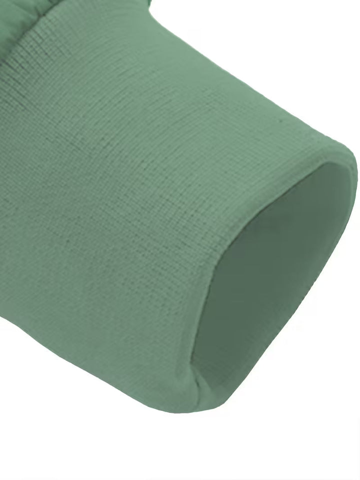 Comfortabel groen herenjas, Harrington model met opstaande kraag, perfecte pasvorm.