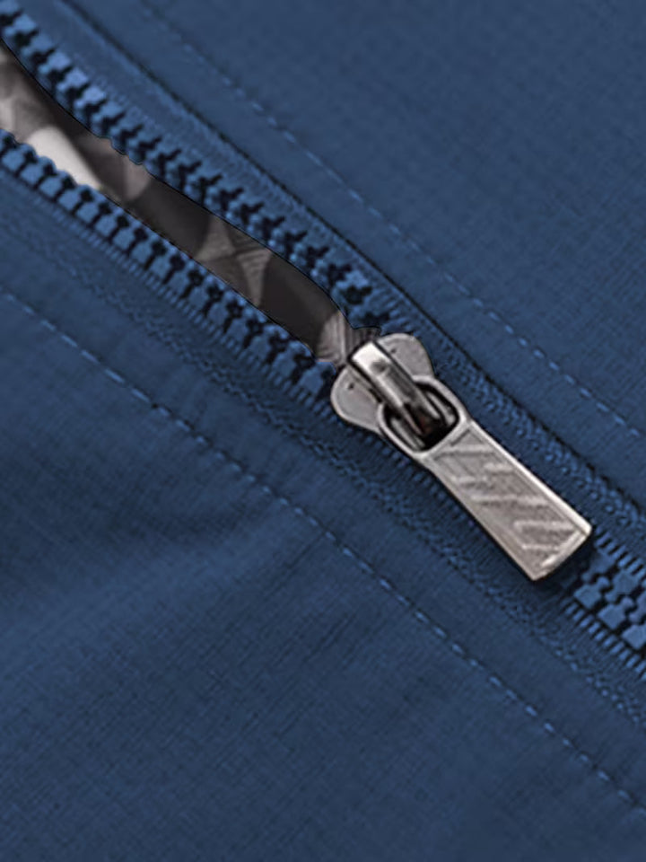Beige heren bomberjack, casual en comfortabel voor dagelijks gebruik, lichtgewicht.