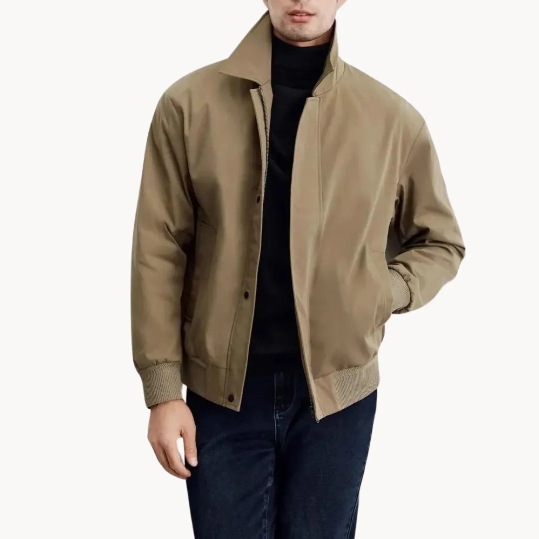 Comfortabele herenjack met lange mouwen, ideaal als bovenkleding voor dagelijks gebruik.