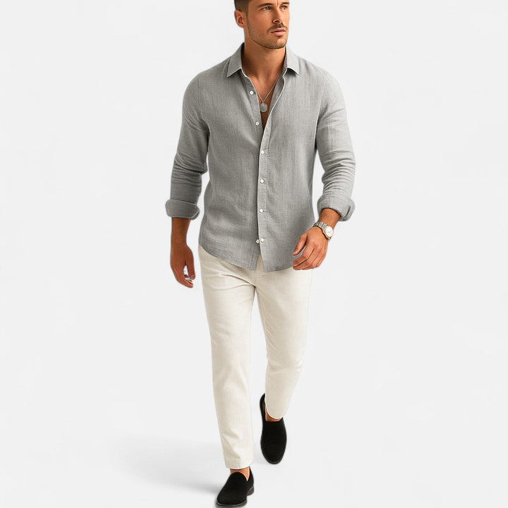 Veelzijdig casual overhemd voor heren, perfect voor lente- en zomerkleding.