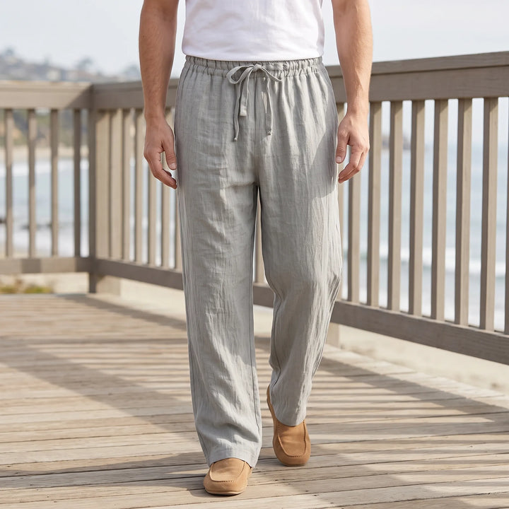 Heren casual langebroek met comfortabele pasvorm, perfect voor een relaxte stijl.
