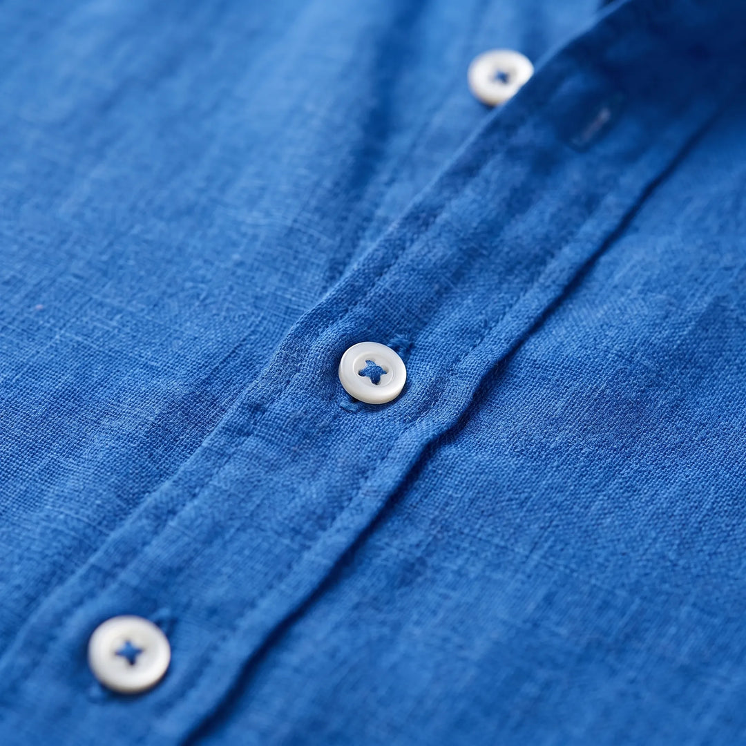 Comfortabel heren overhemd, casual stijl met lange mouwen en knopen, perfecte bovenkleding.