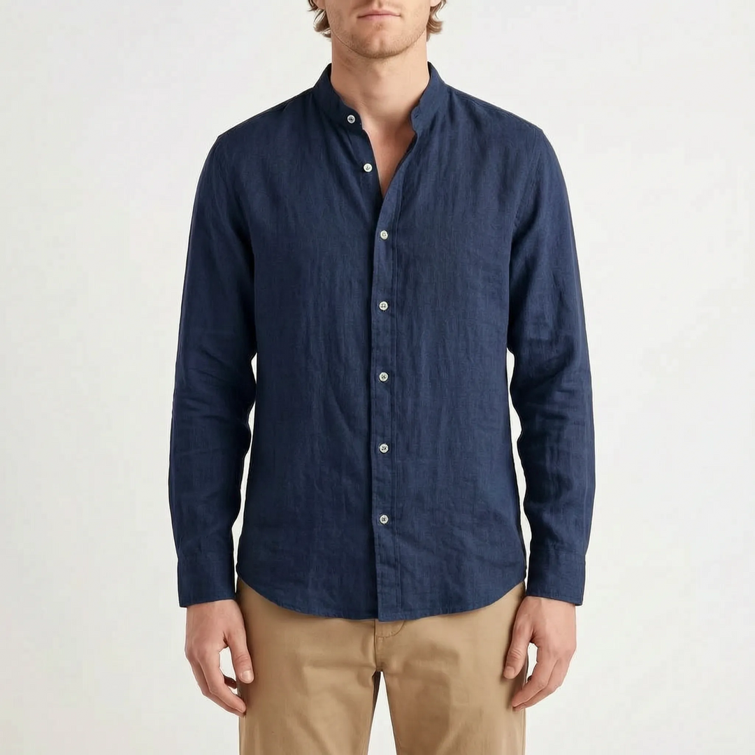 Comfortabel casual heren overhemd met knopen, modieus en trendy voor vrijetijdskleding.