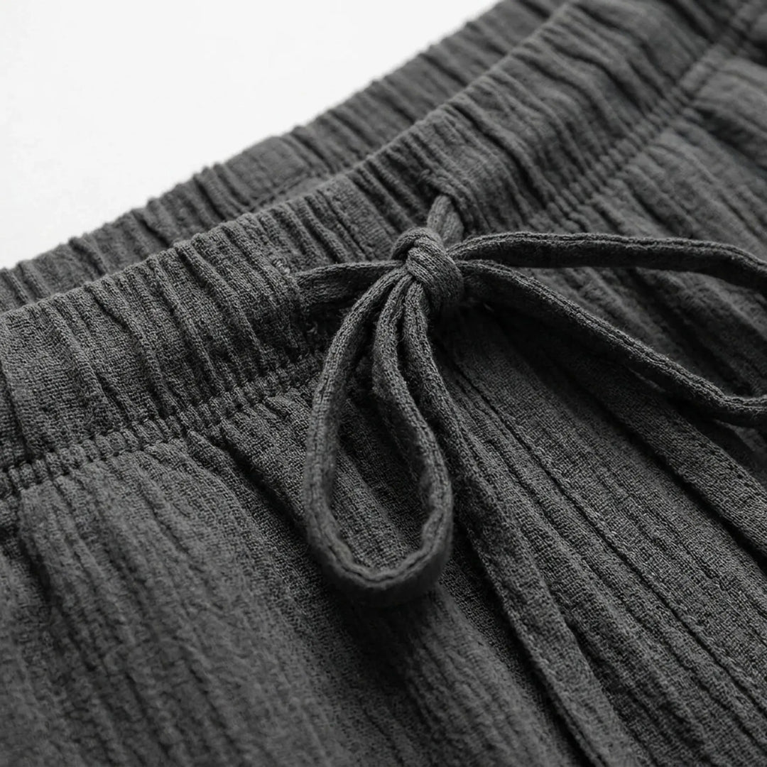Dames palazzo broek met losse pasvorm, wijde pijpen en elastische taille voor ultiem comfort.