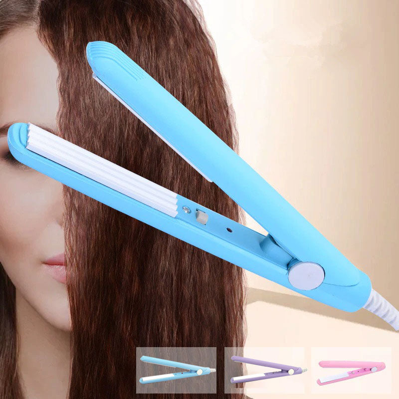 Draagbare stijltang & krultang: Dames mini haarstyler, perfect voor steil haar of mooie krullen; compact en reisformaat.