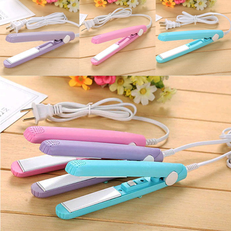 Dames mini krultang: Mini haarstyler met dubbele functie als stijltang en krultang; perfect voor snelle touch-ups.
