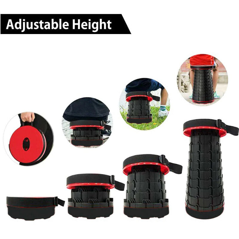 Comfortabele opvouwbare kruk EasySit, perfect voor langdurig zitten tijdens buitenactiviteiten.