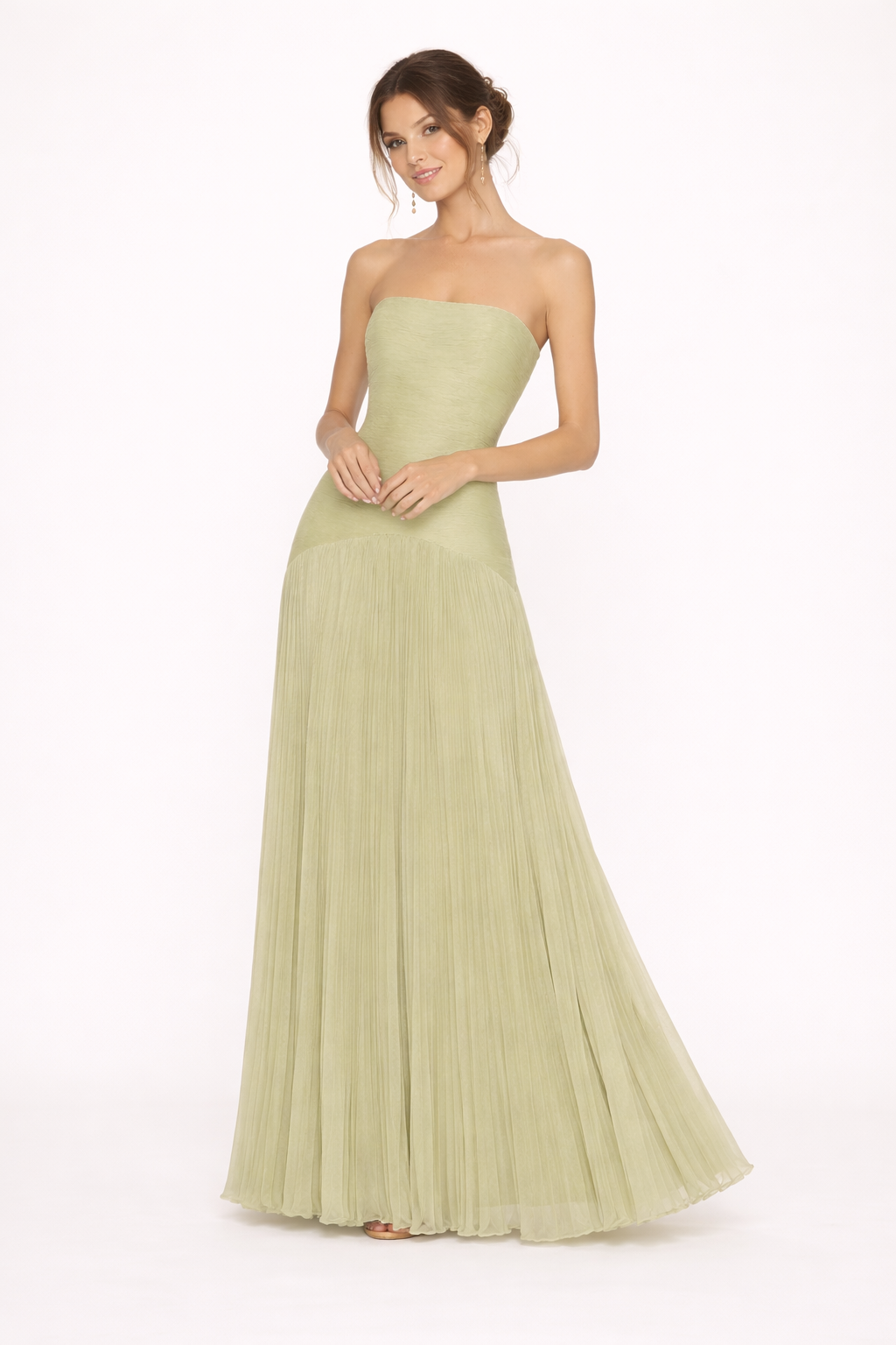 Comfortabele en stijlvolle geplooide maxi jurk voor dames, perfect als casual of elegante zomerjurk.