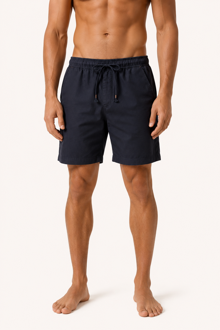Heren zwemshort met trekkoord, ideaal voor strand & zwembad. Comfortabele, effen zwembroek voor de zomer.